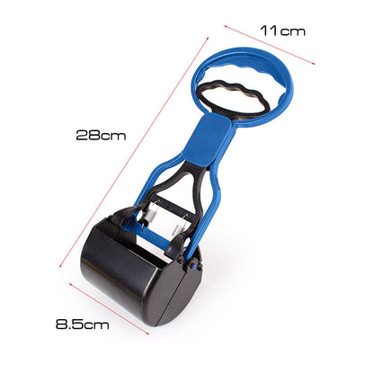 Poop Scoop Pet Dog Waste Pickup Pooper Walking Poo Grabber Picker Scooper